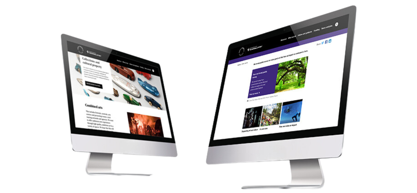 Arts council case study mockup 2