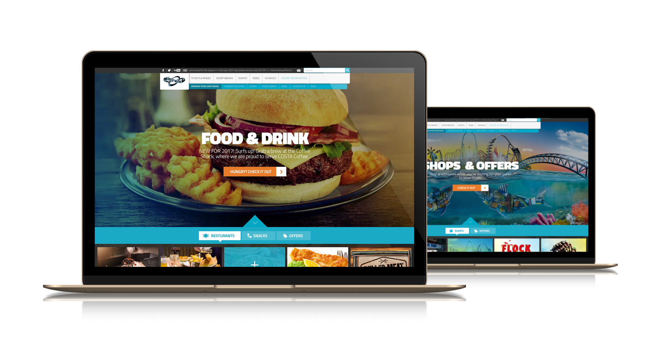 Thorpe Park Website