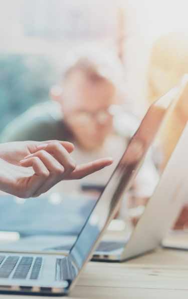 FinTech industry header mobile