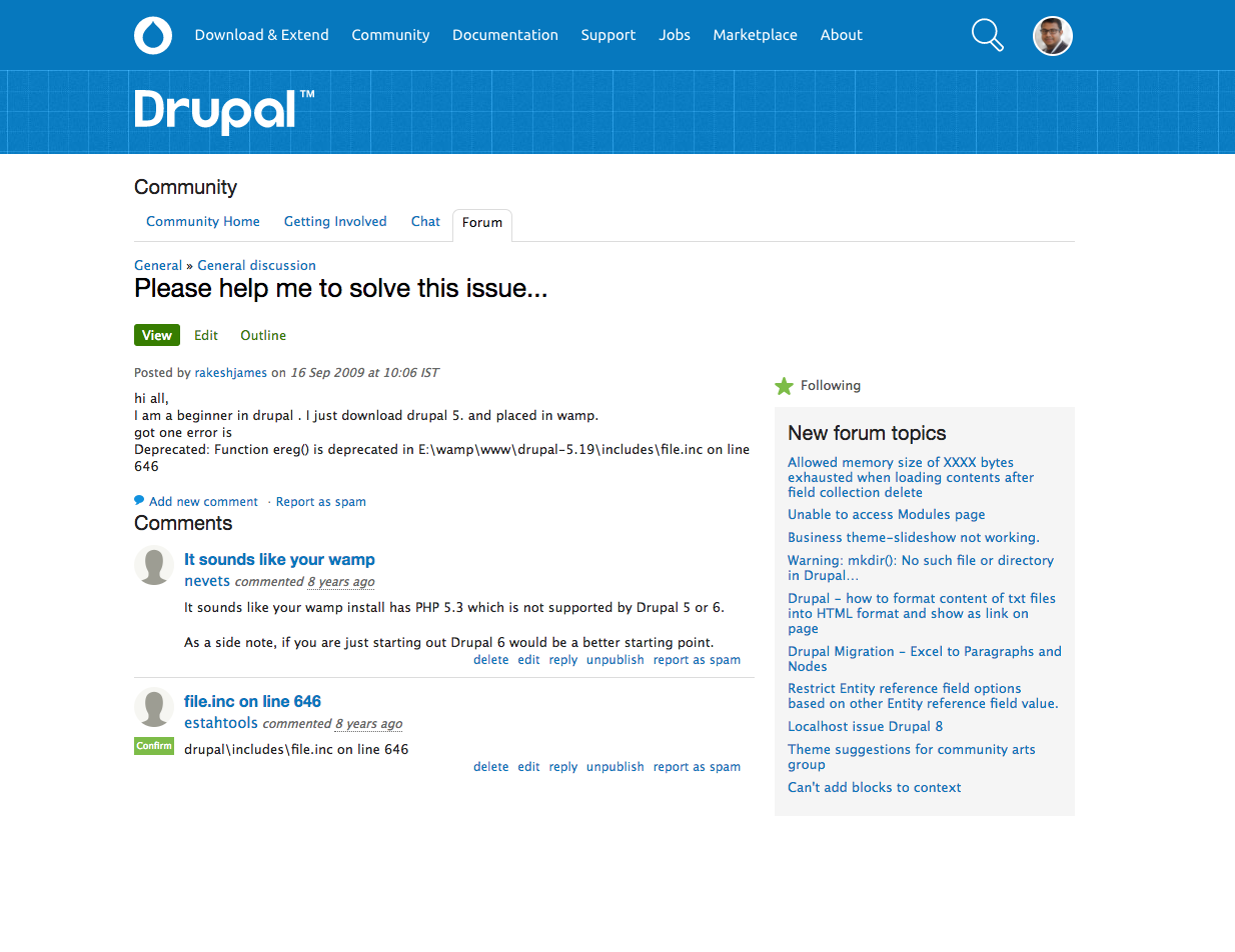 Rakeshs first drupal question