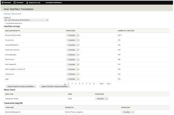 String Translation Solution