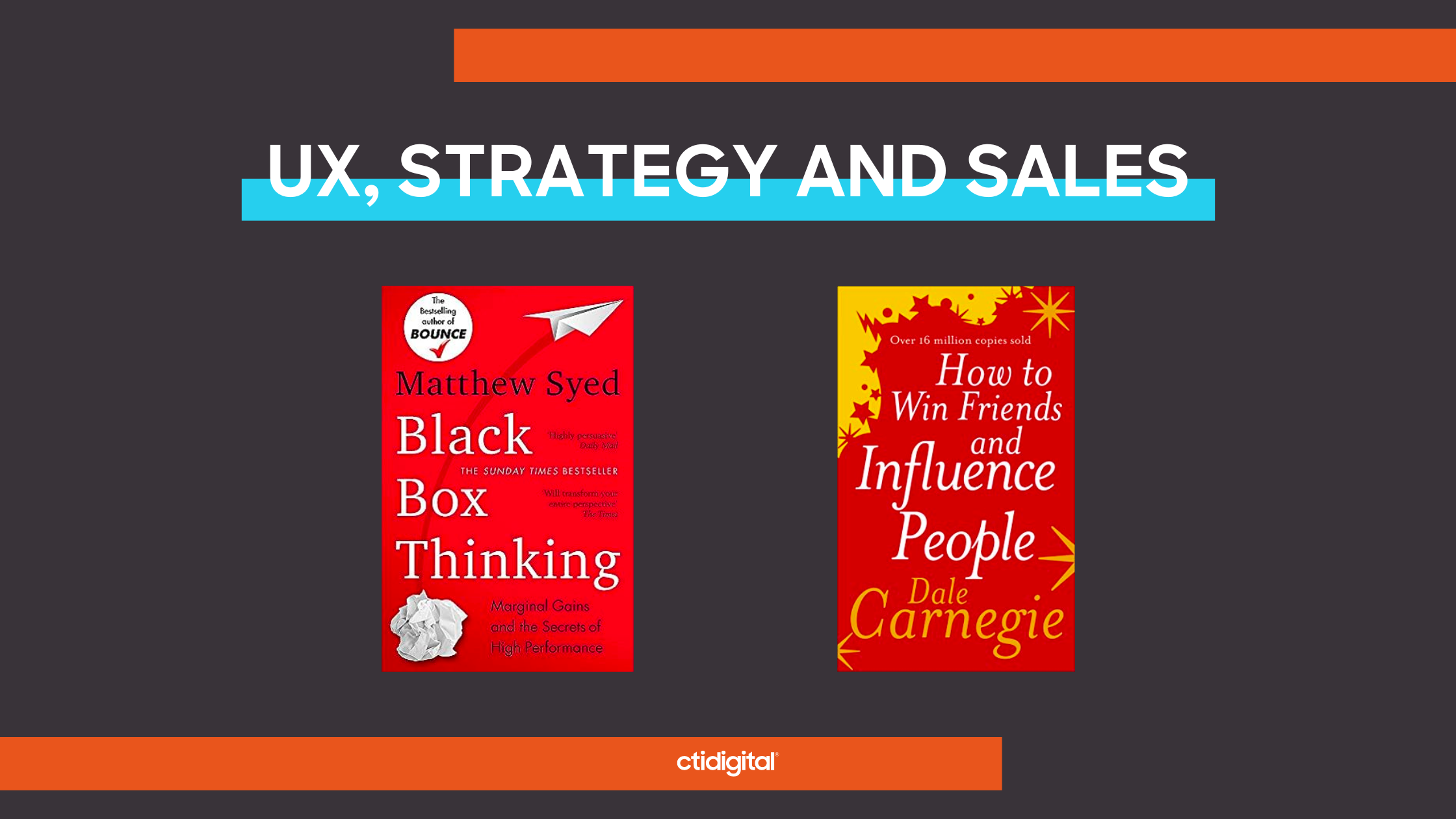 National Read a book day 2023 - UX, strategy & sales recommendations