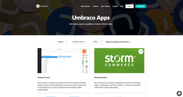 Umbraco Apps