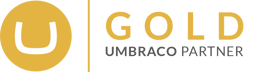 Umbraco Gold Partner logo transparent background