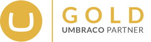 Umbraco Gold Partner logo transparent background