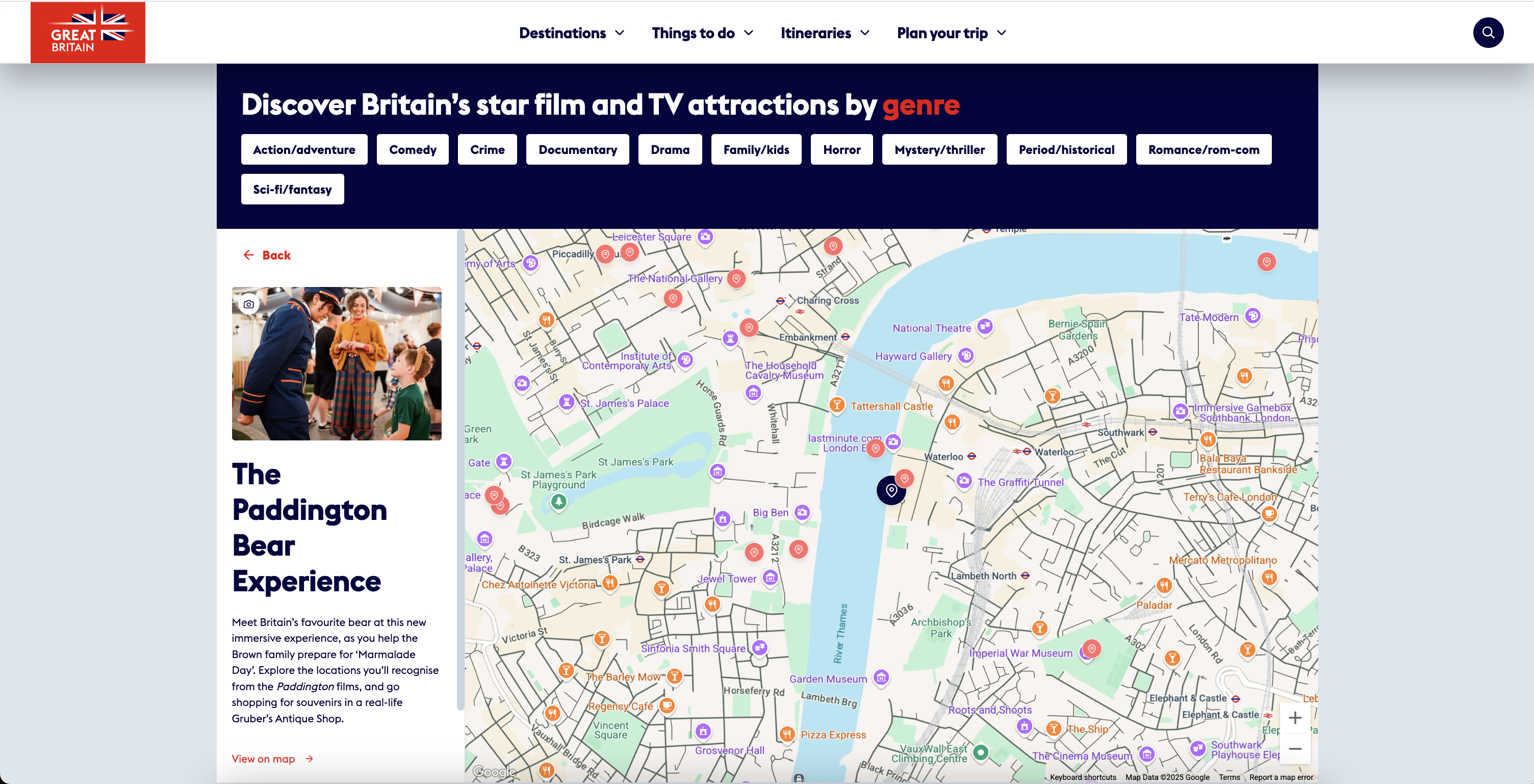 VisitBritain Mapping Movie Magic