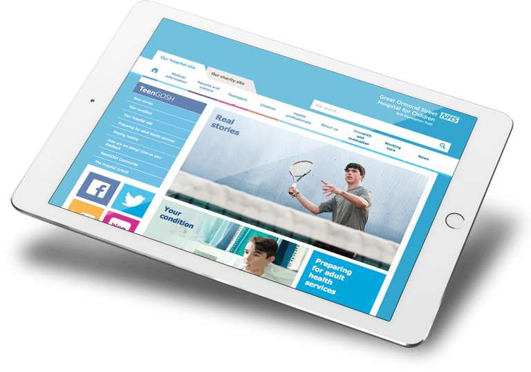 TeenGOSH microsite theme