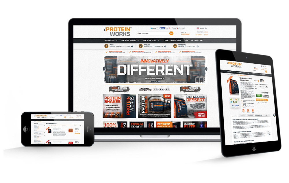 The Protein Works website