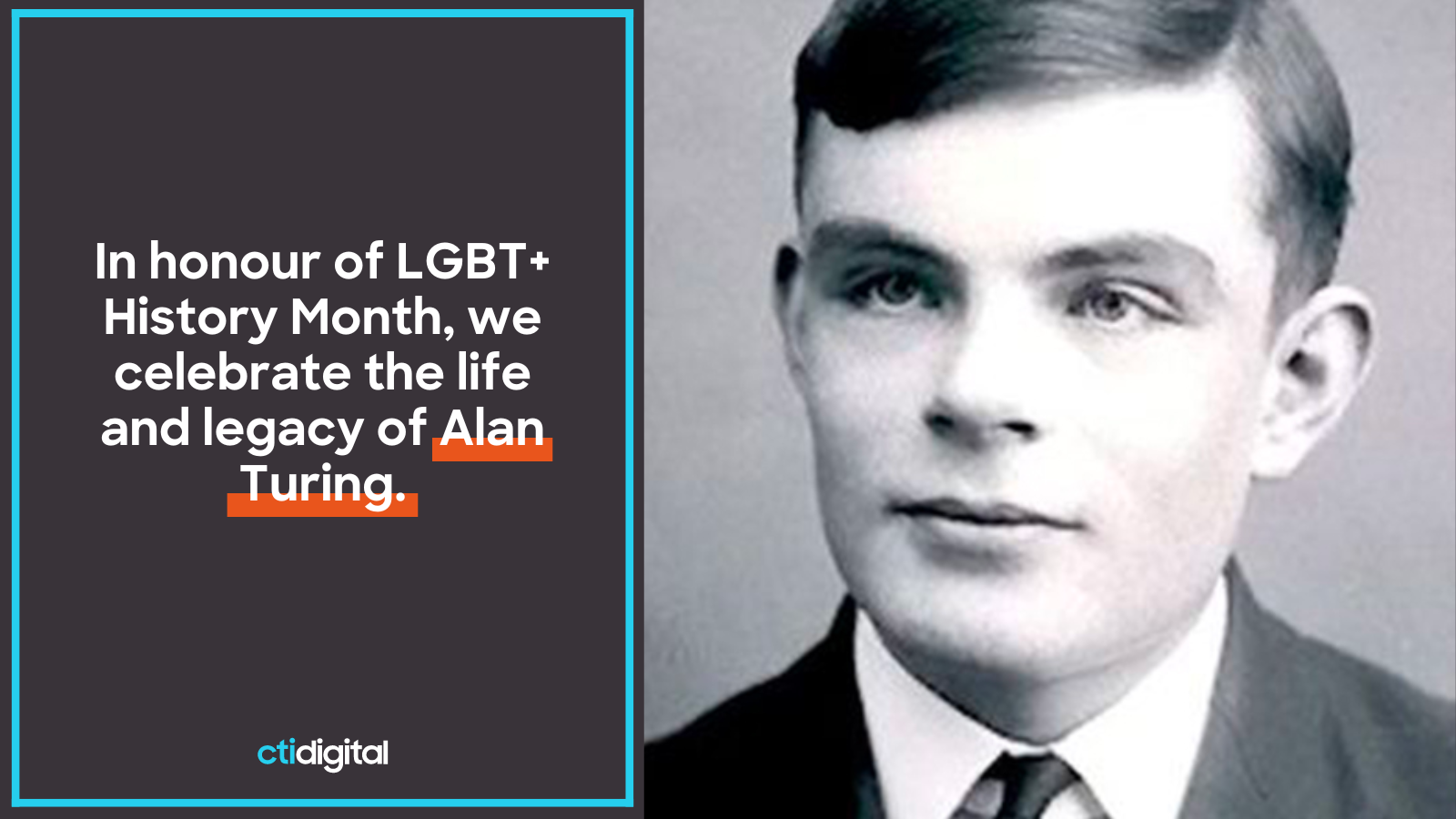 Celebrating Alan Turing this LGBT+ History Month