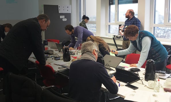 A client workshop in action