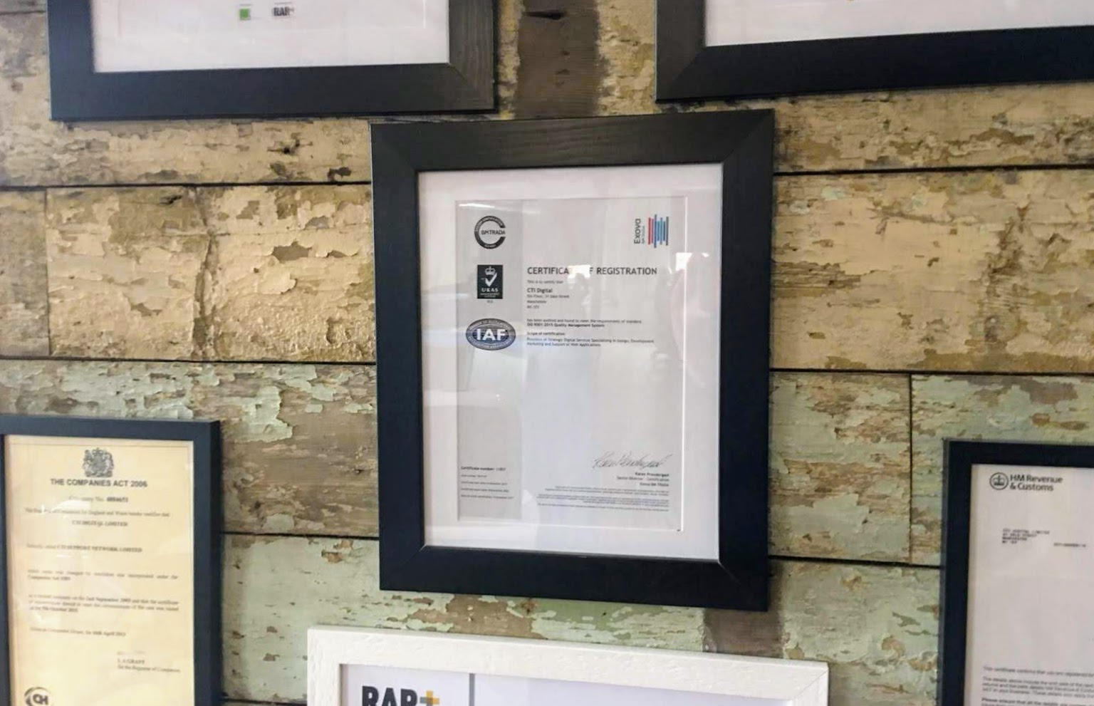 ISO certificate