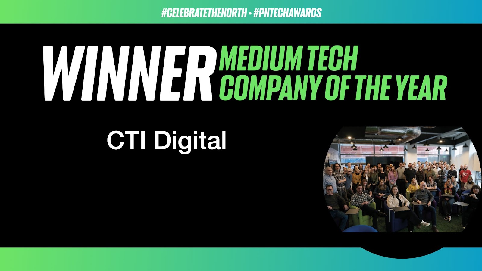 CTI Group Wins the Double at the Prolific North Tech Awards