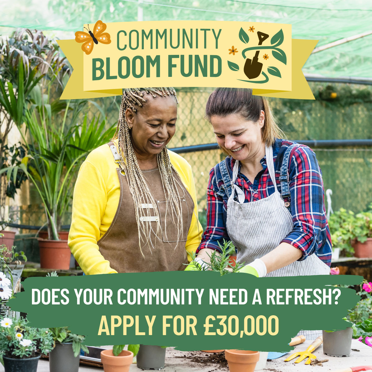 certas community bloom fund ad creative