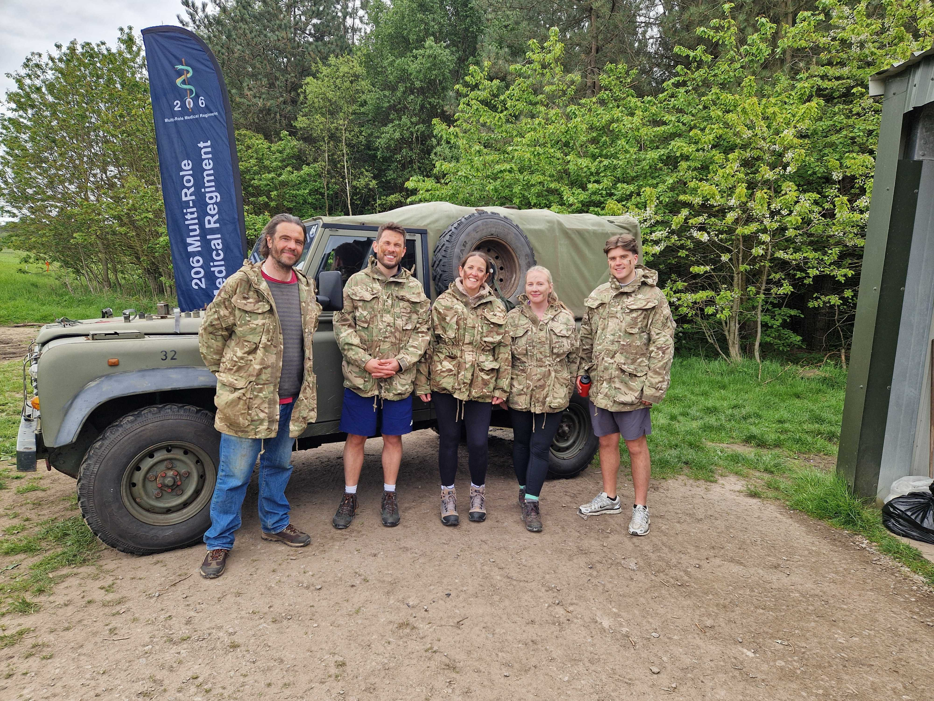 CTI Digital staff attend Army Headquarters North Business Challenge Day at Altcar Training Camp in Liverpool