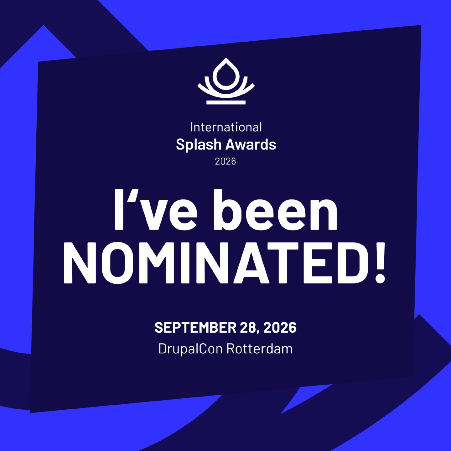 I've been nominated! International Splash Awards