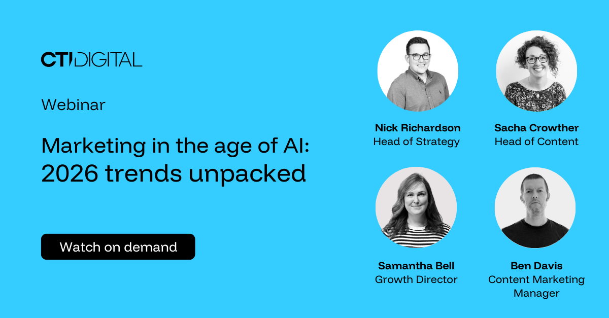 photographs of head of strategy, nick richardson; head of content, sacha crowther; growth director, sam bell; and content marketing manager, ben davis